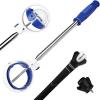 imageTHIODOON Golf Ball Retriever Telescopic for Water with Locking Button Golf Ball Picker Upper Grabber for End of Putter Retractable Ball Retriever Tool Golf Accessories and Gifts for Men