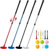 Red+Blue+Black+Silver Putters & 6 Golf Tees & 6 Balls