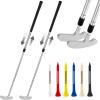 2 Silver Putters & 6 Golf Tees