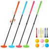 Pink+Orange+Green+Blue Putters & 6 Golf Tees & 6 Balls